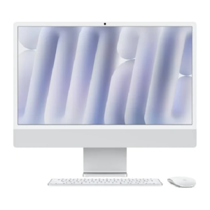 Desktop Computer with M4 chip with 10-core CPU and 10-core GPU: Built for Apple Intelligence, 60.96 cm (24″) Retina Display, 16GB Unified Memory, 256GB SSD Storage